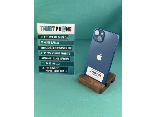 !! 1 ÉV GARANCIA !! iPhone 13 Blue 128 GB – BM20505 – 89% AKKU