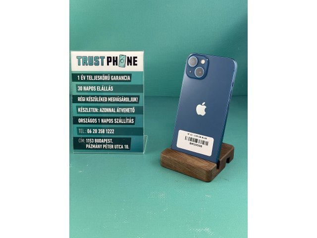 !! 1 ÉV GARANCIA !! iPhone 13 Blue 128 GB – BM20508 – 94% AKKU