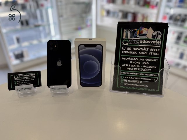 iPhone 12 64GB Független Mint Az Új/1-3 hónap gar./Akku 91%/p3688/