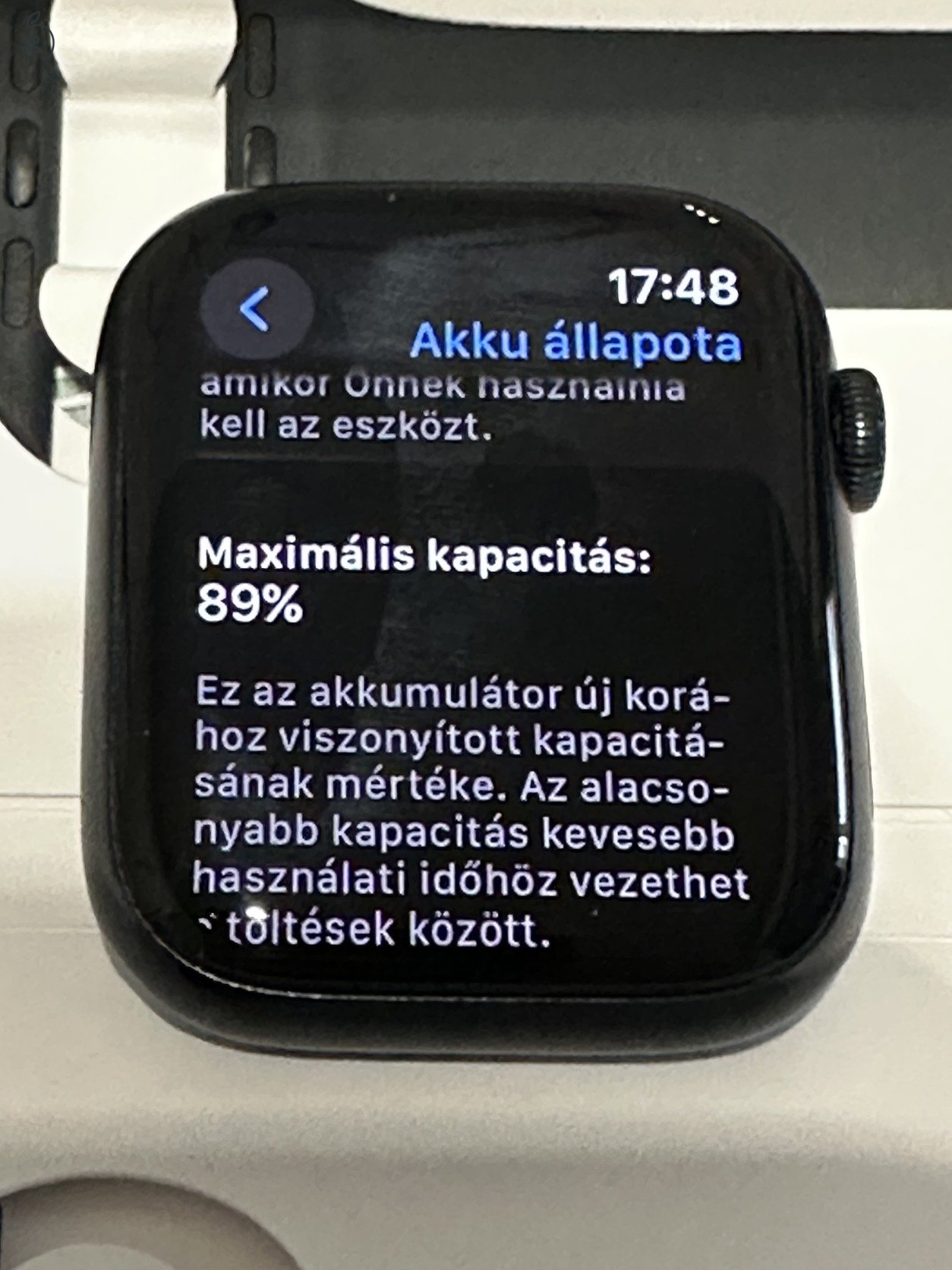 Apple Watch Series 8, 45mm, GPS, Istyle vásárlás, garanciával!