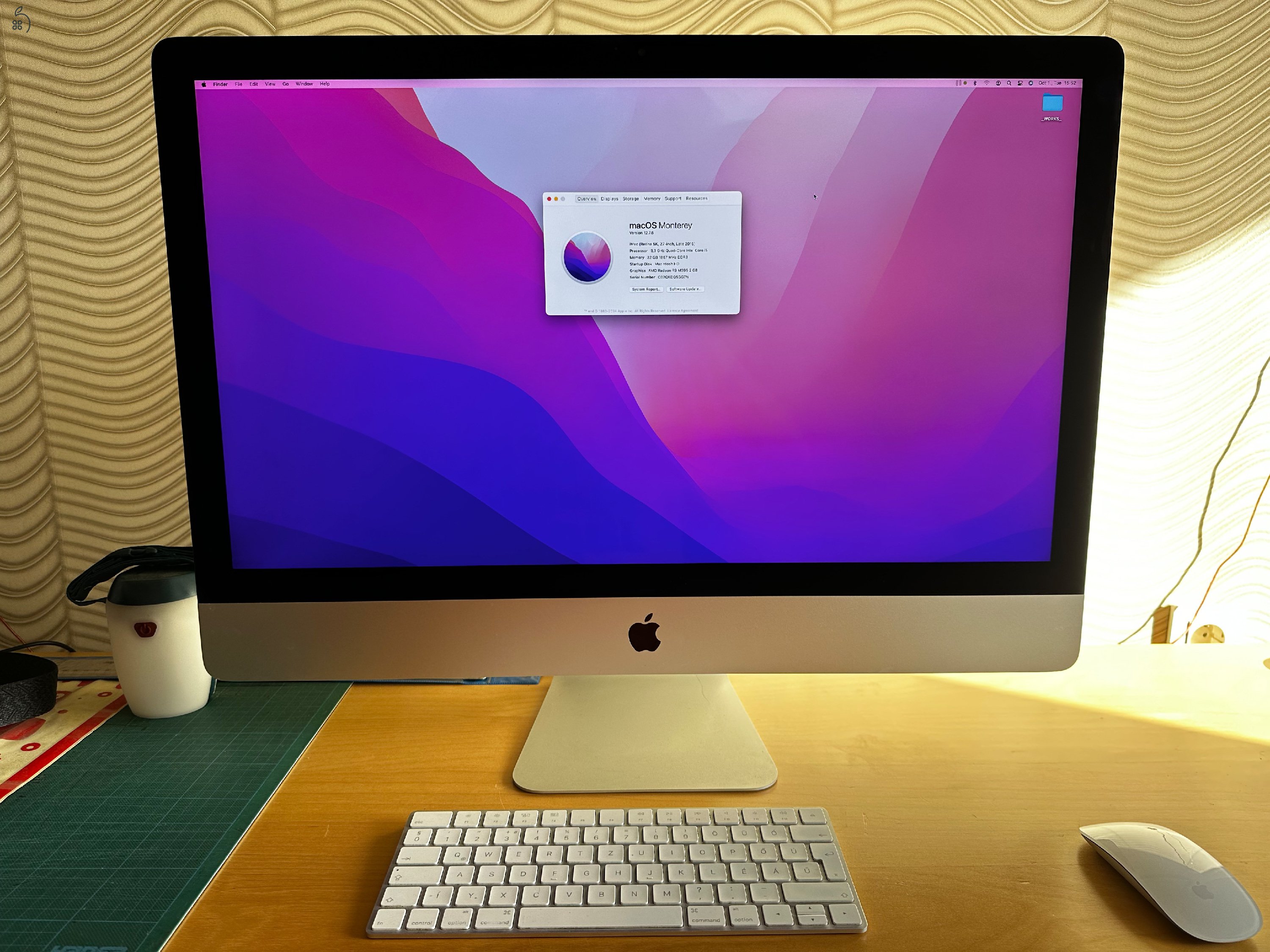 iMac Late2015 3,3GHz QuadCore Intel Core i5