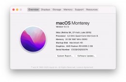 iMac Late2015 3,3GHz QuadCore Intel Core i5