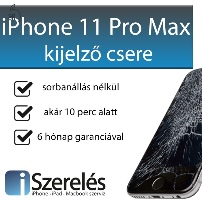 10 perces kijelző csere? Simán | iPhone 11 Pro Max kijelző csere