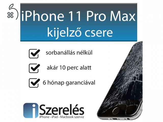 10 perces kijelző csere? Simán | iPhone 11 Pro Max kijelző csere