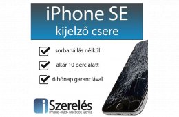 Kijelző csere akár 10 perc alatt? Lehetséges! iPhone SE 2020 kijelző csere az iSzerelésben!