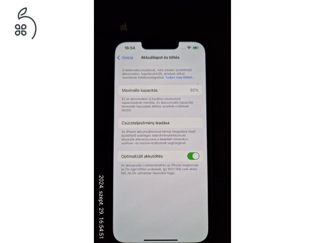 Iphone 14 Istyle garancia(2026.07.29) Hibátlan, karcmentes,sárga,tokokkal!