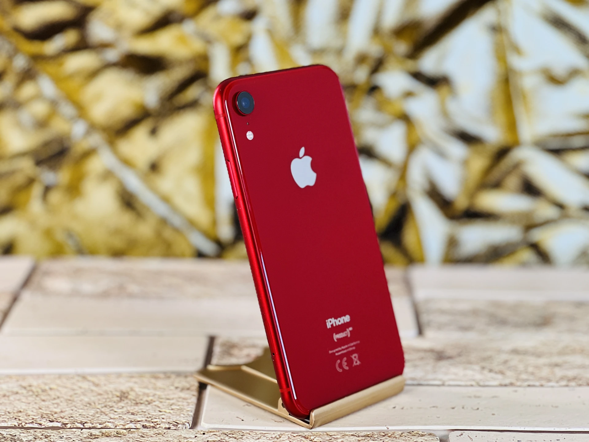 Eladó iPhone XR 64 GB PRODUCT RED 100% akku, szép állapotú - 12 HÓ GARANCIA