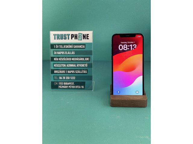 !! 1 ÉV GARANCIA !! iPhone 12 Pro Pacific Blue 256 GB – BM20450 – 100% AKKU