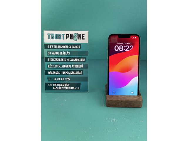 !! 1 ÉV GARANCIA !! iPhone 13 Pro Graphite 128 GB – BM20471 – 100% AKKU