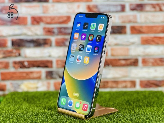 iPhone 13 Pro Max 128 GB Silver szép állapotú - 12 HÓ GARANCIA - 7128