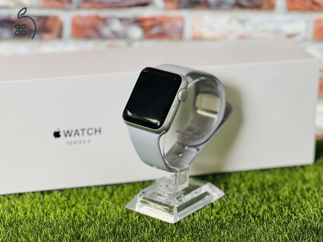 Eladó Apple Watch Series 3 S3 38mm GPS A1858 Aluminium Silver szép állapotú - 12 HÓ GARANCIA - 7214