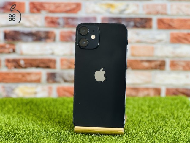 Eladó iPhone 12 Mini 64 GB Black szép állapotú - 12 HÓ GARANCIA - 1834