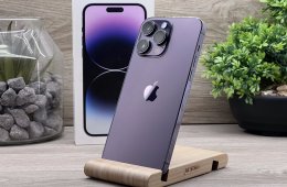 Hibátlan iPhone 14 Pro Max Deep Purple 128GB 1 ÉV Garanciával Számlával