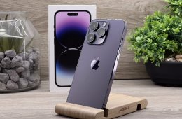 Hibátlan iPhone 14 Pro Deep Purple 128GB 1 ÉV Garanciával Számlával