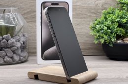 Hibátlan iPhone 15 Pro Max Natural Titánium 512GB 1 ÉV Garanciával Számlával Aksi 91%