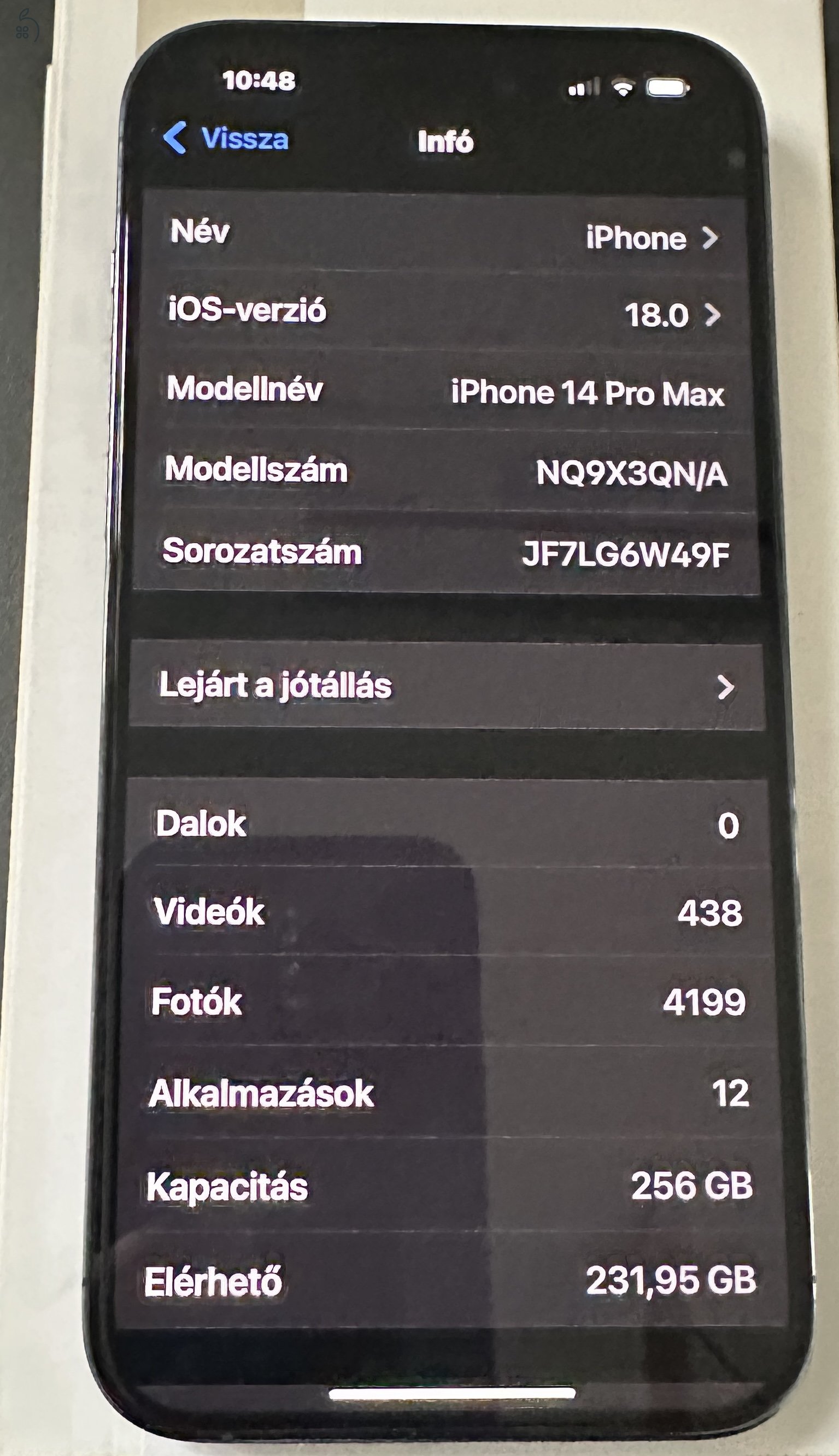 Iphone 14 Pro Max 256Gb