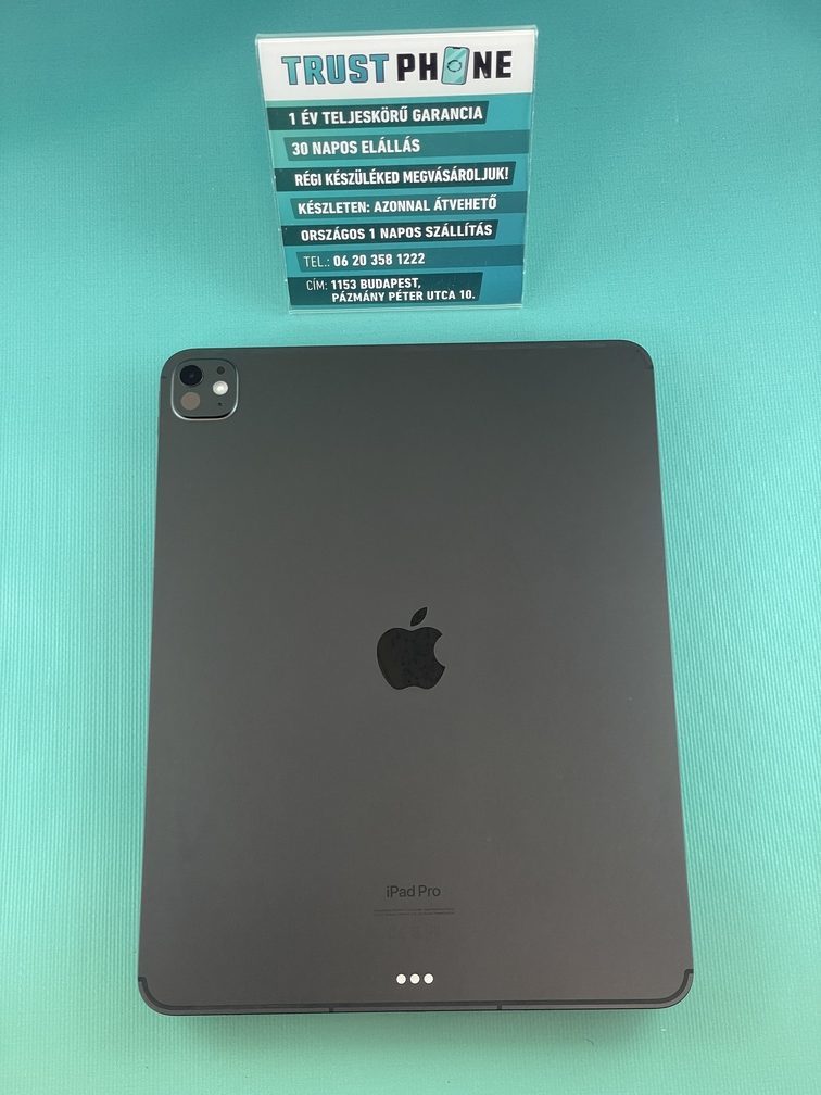 !! 1 ÉV GARANCIA !! Apple Ipad Pro (M4) 512GB 13″ 2024 Cellular  – GD083