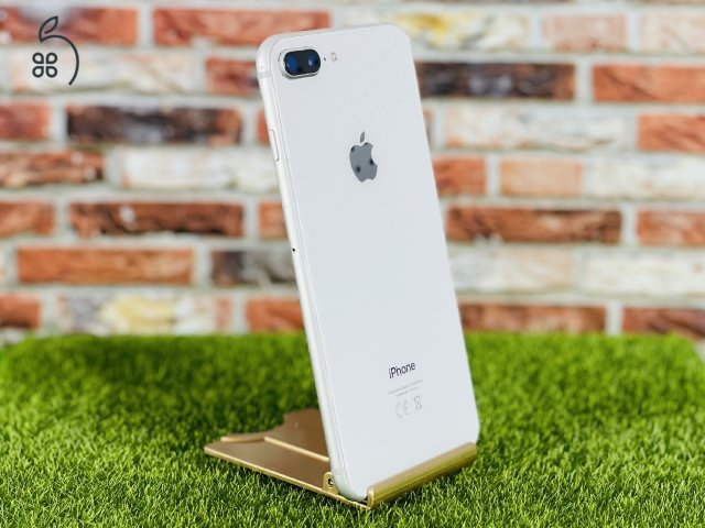 Eladó iPhone 8 Plus 64 GB Silver 100% aksi szép állapotú - 12 HÓ GARANCIA - 4363