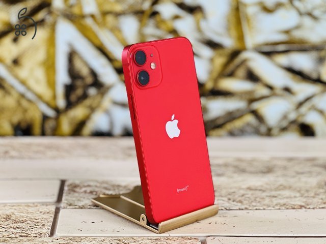 Eladó iPhone 12 Mini 64 GB PRODUCT RED 100% aksi szép állapotú - 12 HÓ GARANCIA - 1241