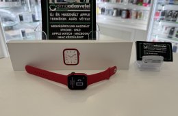 Apple Watch 7 Red 41mm/1 -3 hónap gar./Akku 100%/p3694/