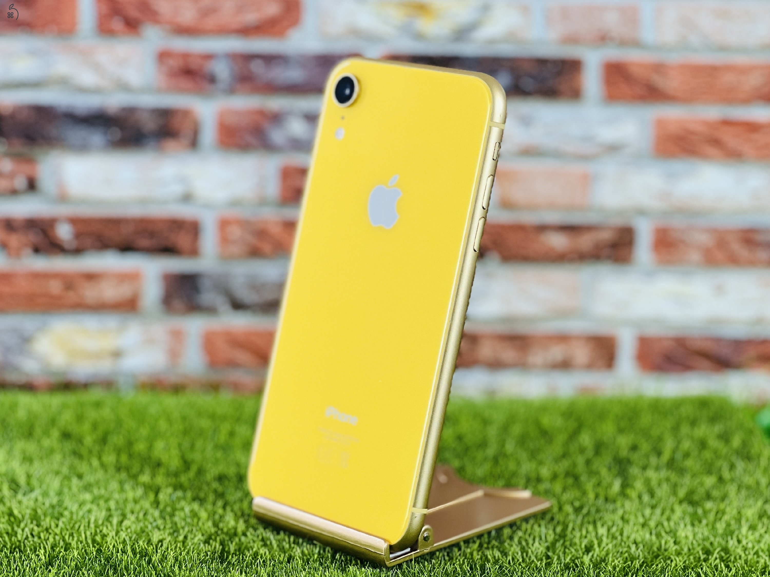 Eladó iPhone XR 128 GB Yellow 100% aksi szép állapotú - 12 HÓ GARANCIA - 4449