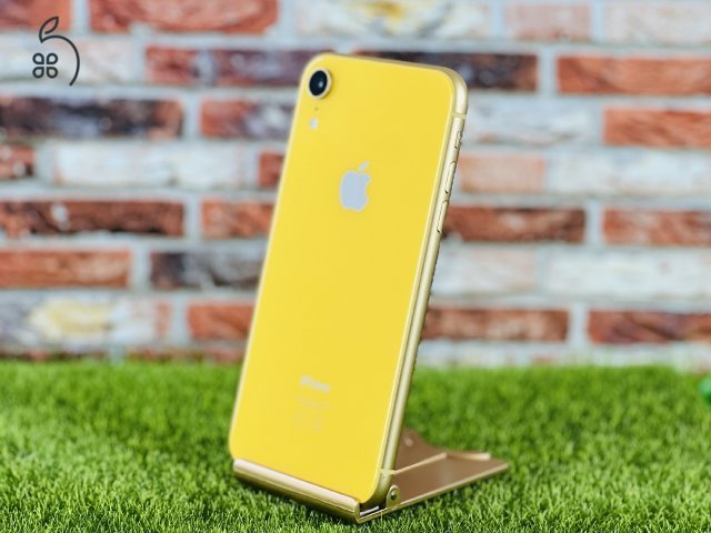 Eladó iPhone XR 128 GB Yellow 100% aksi szép állapotú - 12 HÓ GARANCIA - 4449