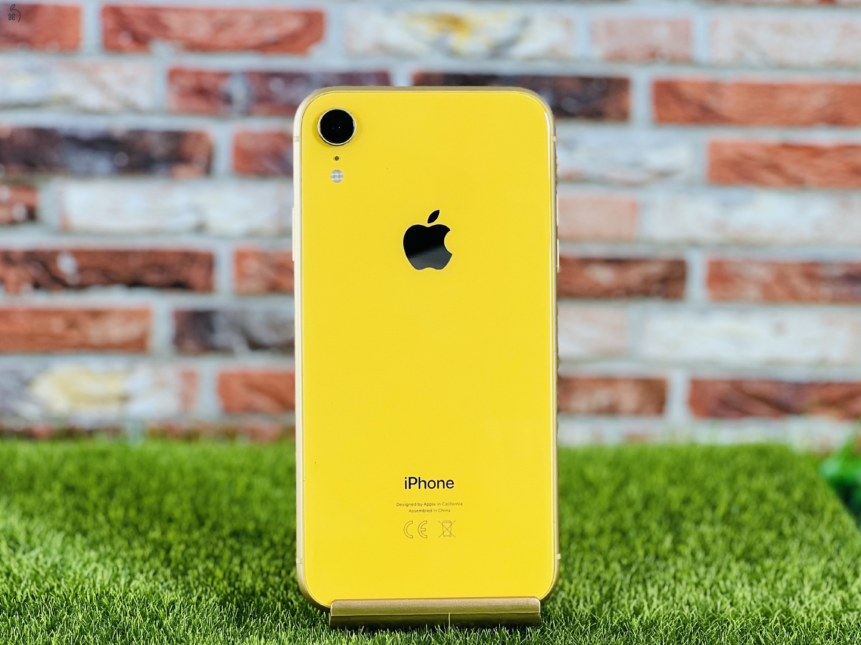 Eladó iPhone XR 128 GB Yellow 100% aksi szép állapotú - 12 HÓ GARANCIA - 4449