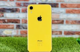 Eladó iPhone XR 128 GB Yellow 100% aksi szép állapotú - 12 HÓ GARANCIA - 4449