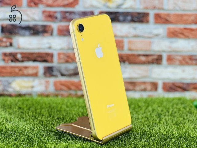 Eladó iPhone XR 128 GB Yellow 100% aksi szép állapotú - 12 HÓ GARANCIA - 4449