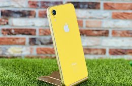 Eladó iPhone XR 128 GB Yellow 100% aksi szép állapotú - 12 HÓ GARANCIA - 4449