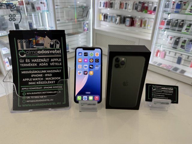 iPhone 11 Pro Max 64GB Független Nagyon Szép/1-3 hónap gar./Akku 100%/p3698