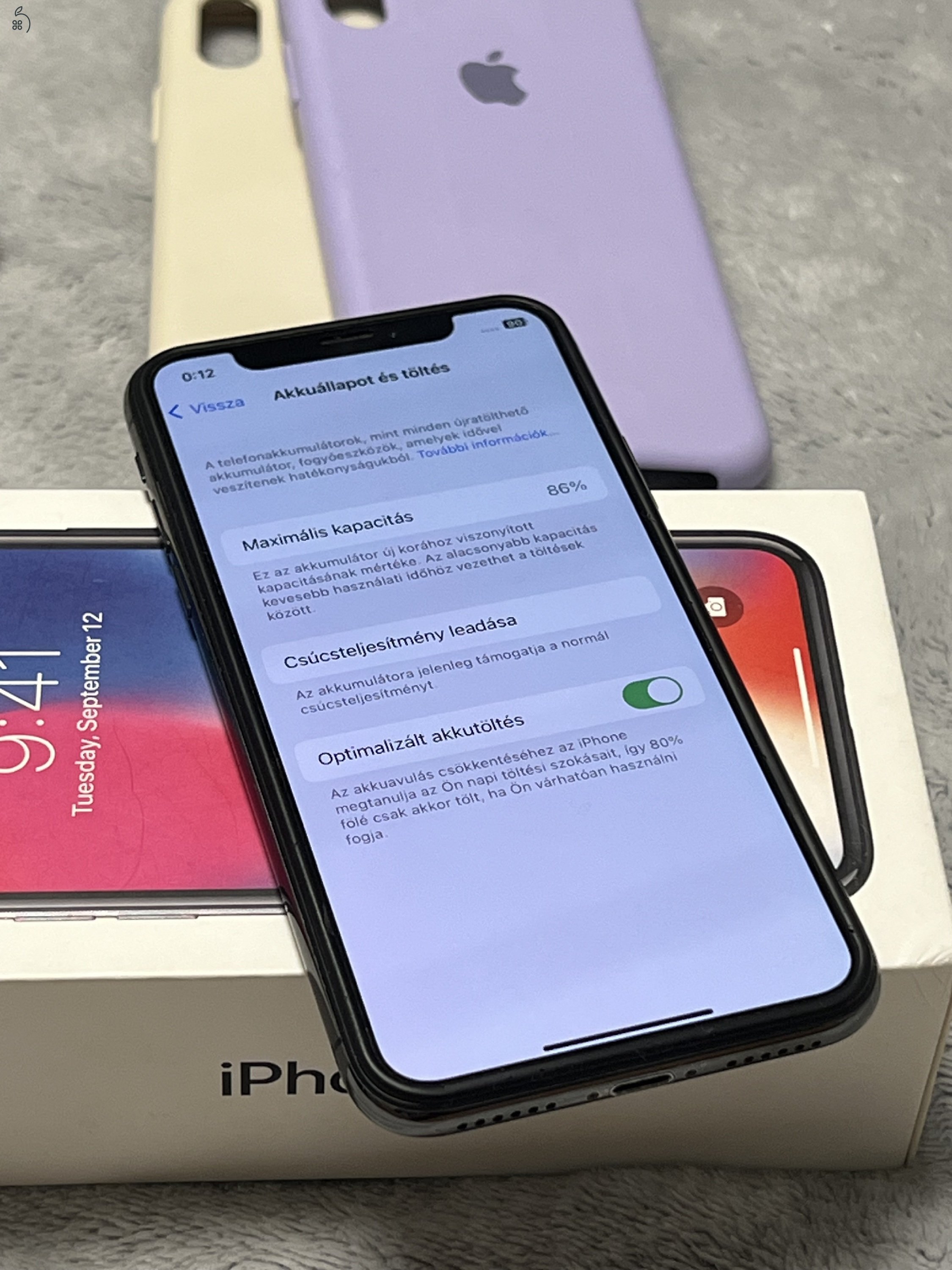 iPhone X 64GB Gyári Független - hibátlan állapotban