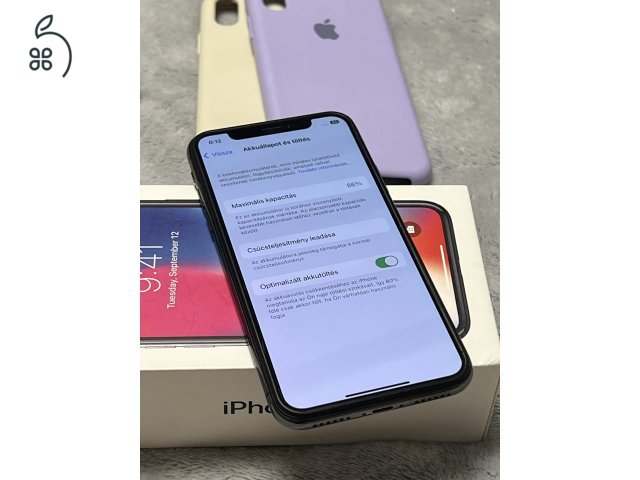 iPhone X 64GB Gyári Független - hibátlan állapotban