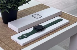 Apple Watch S7 Green 45MM 1 ÉV Garanciával Számlával