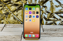  iPhone XS Max 64 GB Silver szép állapotú - 12 HÓ GARANCIA