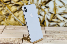 Eladó iPhone XS Max 64 GB Silver szép állapotú - 12 HÓ GARANCIA