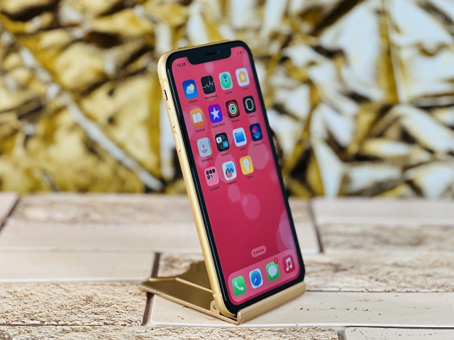 Eladó iPhone XR 128 GB Yellow 100% aksi szép állapotú - 12 HÓ GARANCIA