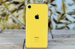 Eladó iPhone XR 128 GB Yellow 100% aksi szép állapotú - 12 HÓ GARANCIA