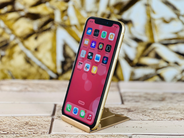 Eladó iPhone XR 128 GB Yellow 100% aksi szép állapotú - 12 HÓ GARANCIA