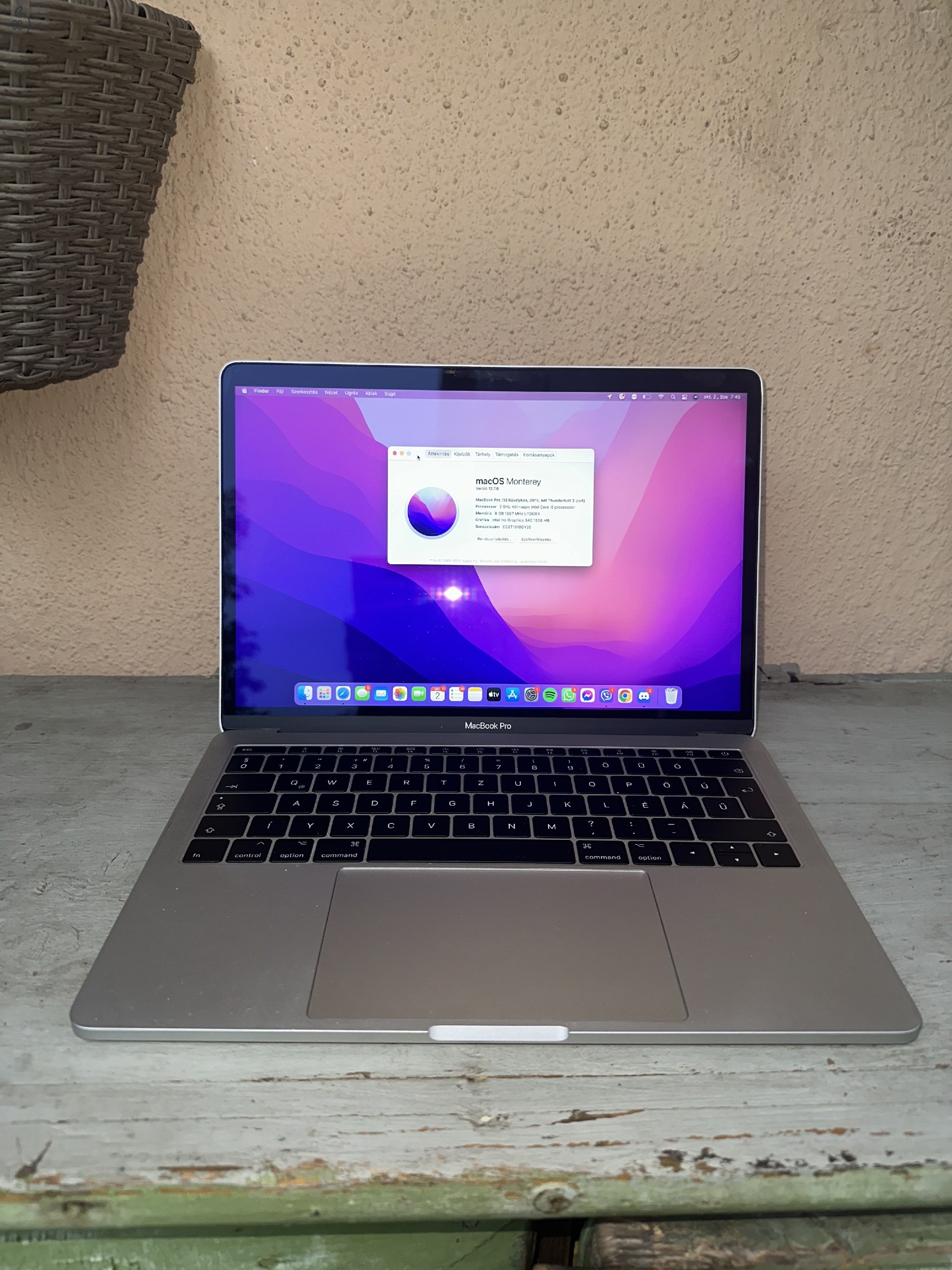 Macbook Pro 2016 13