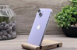 Hibátlan iPhone 14 Purple 128GB 1 ÉV Garanciával Számlával