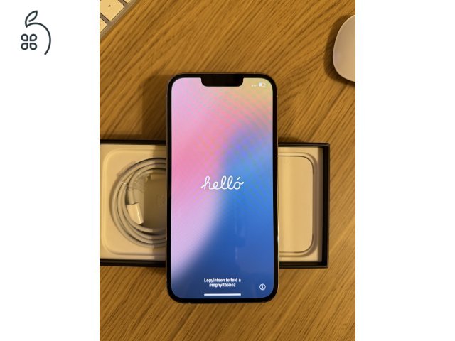 iPhone 13 Pro 128GB - Silver - Független- Akku 100% - Garanciális 2025.05