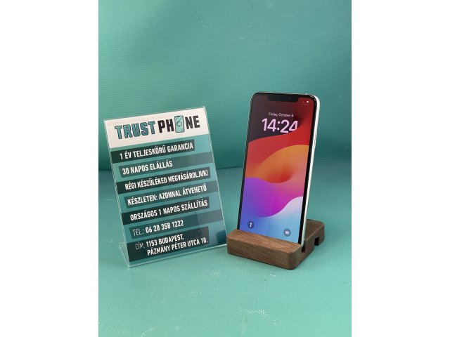 !! 1 ÉV GARANCIA !! iPhone 11 Pro Max Silver 256 GB – BM435 – 100% AKKU