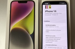 iPhone 14 128GB Új! Apple garancia: 2025.09.16.-ig!