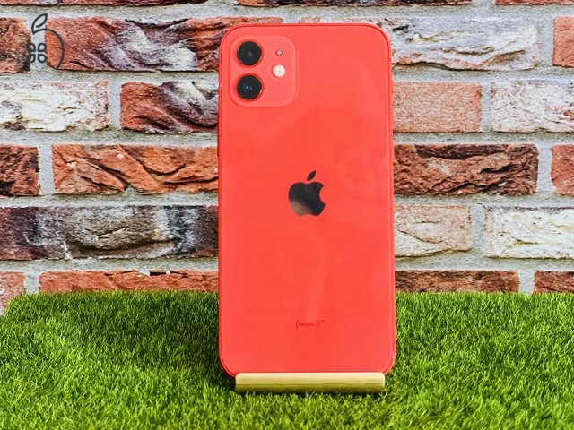 Eladó iPhone 12 64 GB PRODUCT RED 100% aksi szép állapotú - 12 HÓ GARANCIA - 174