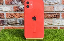 Eladó iPhone 12 64 GB PRODUCT RED 100% aksi szép állapotú - 12 HÓ GARANCIA - 174