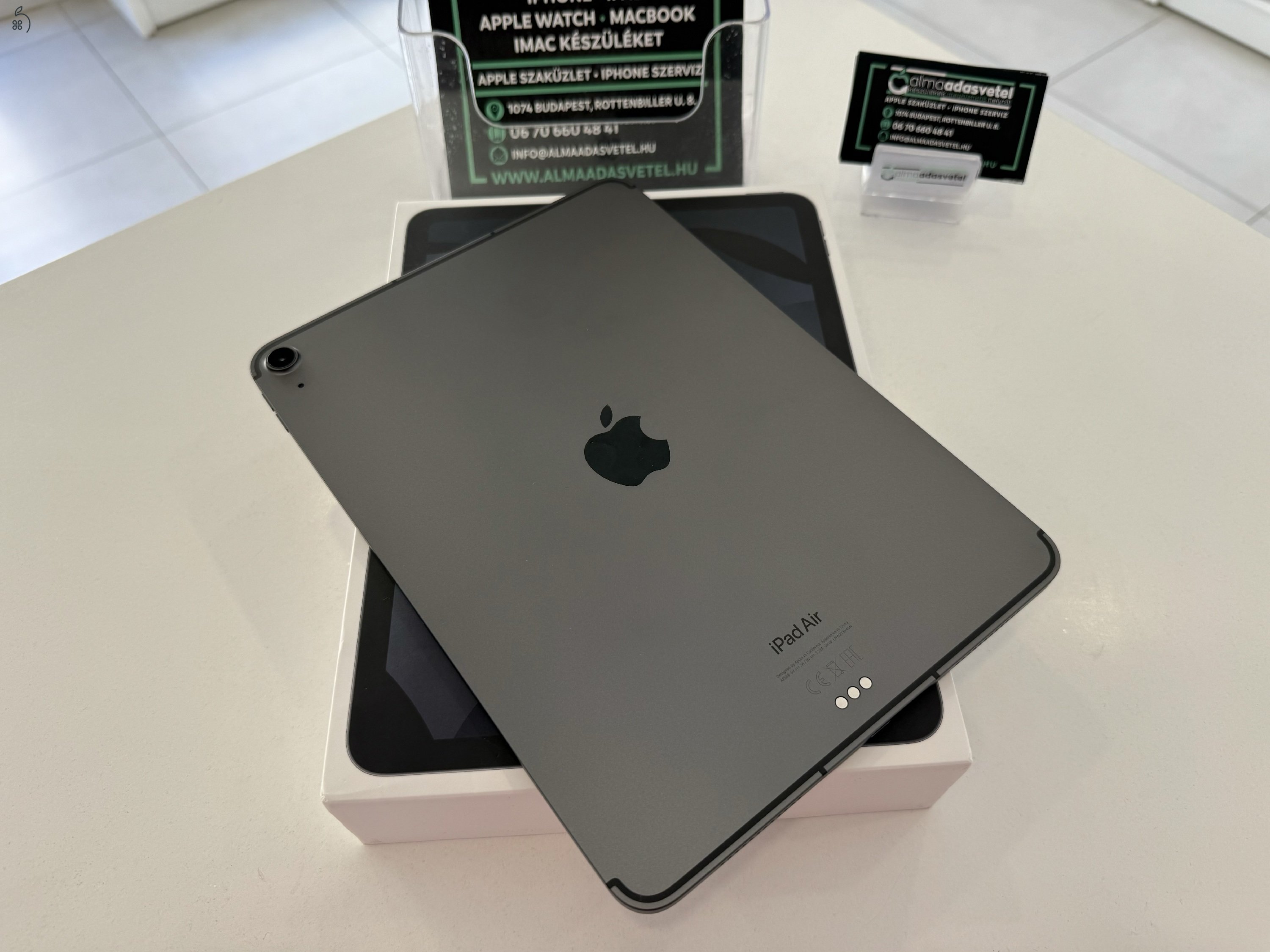 iPad Air 5 64GB Cellular Mint Az Új/1-3 hónap gar./Akku 95%/p3704/