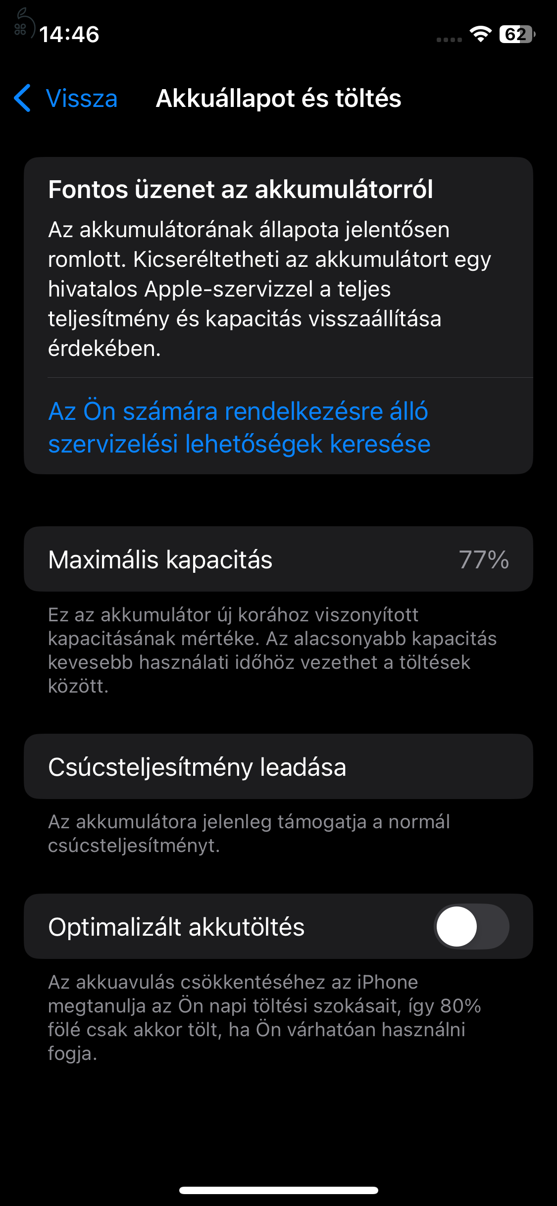 Apple iPhone XS 64GB 77%