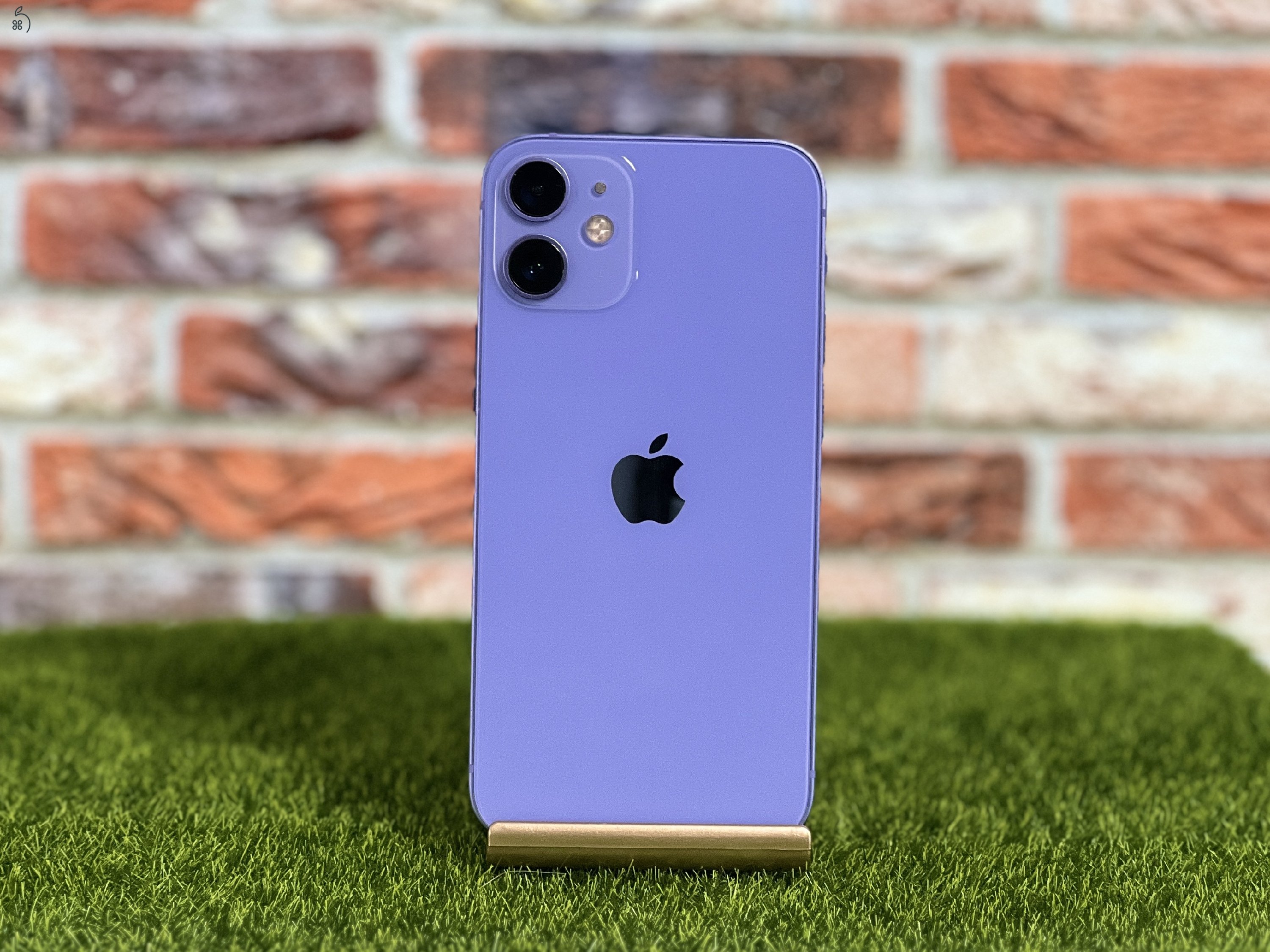 Eladó iPhone 12 Mini 64 GB Purple szép állapotú - 12 HÓ GARANCIA - 182