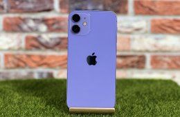 Eladó iPhone 12 Mini 64 GB Purple szép állapotú - 12 HÓ GARANCIA - 182